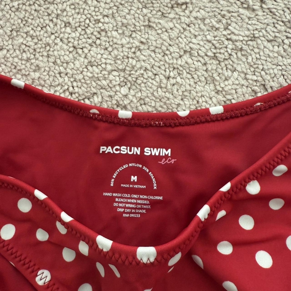 PacSun Red Polka Dot Bikini - Picture 3 of 3